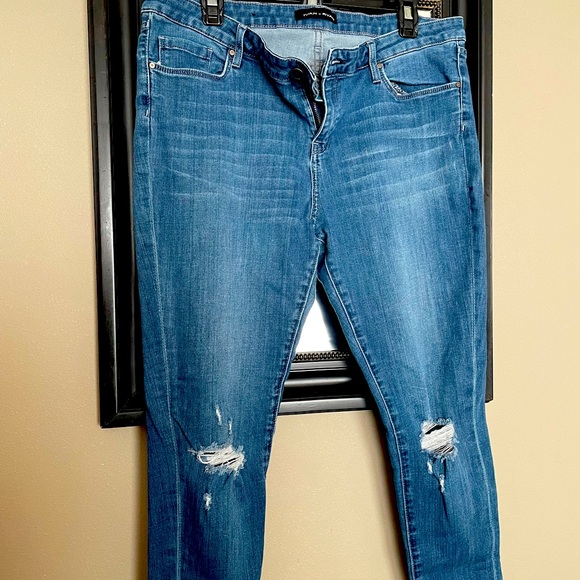 Ivan + Ryan Distressed Ankle Jeans - Picture 1 of 2